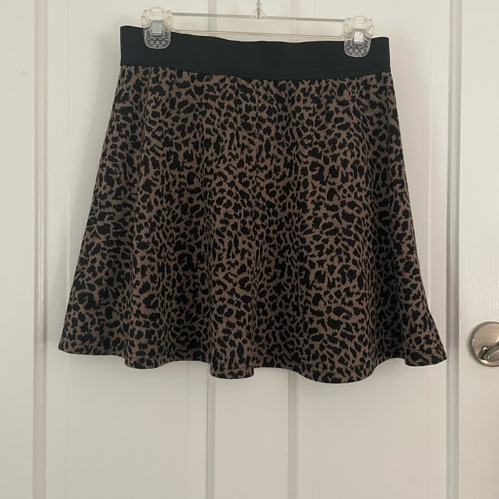 Cheetah Print Skirt